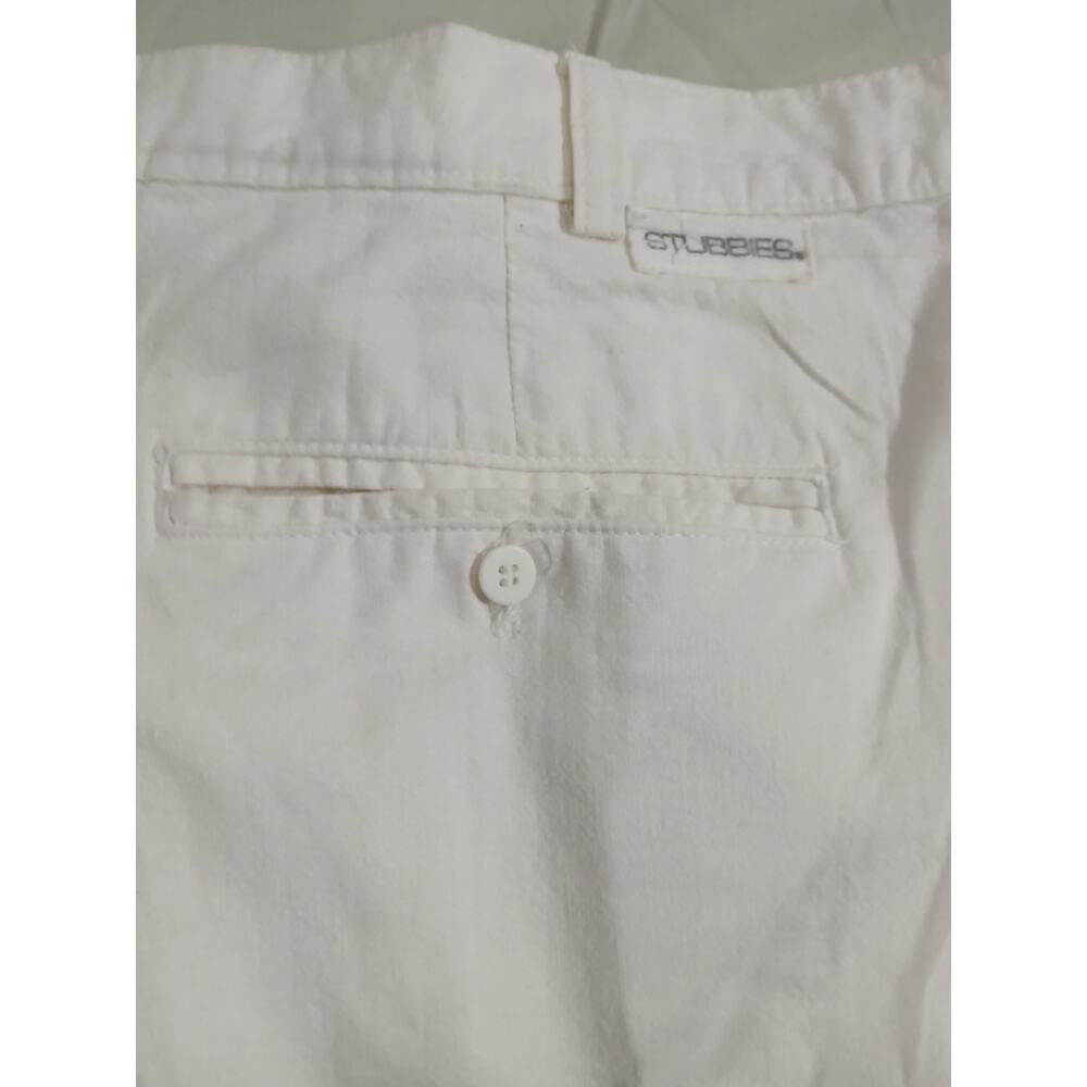 Stubbies White Cotton Shorts Men's Size 40 - Picture 4 of 11